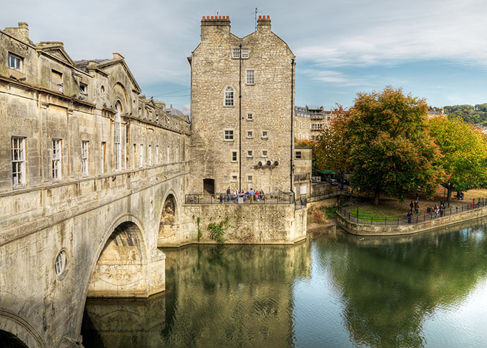 visiting bath in january