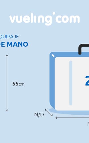 Equipaje de Mano Gratuito Vueling 40x30x20 cm – Viajando Vamos