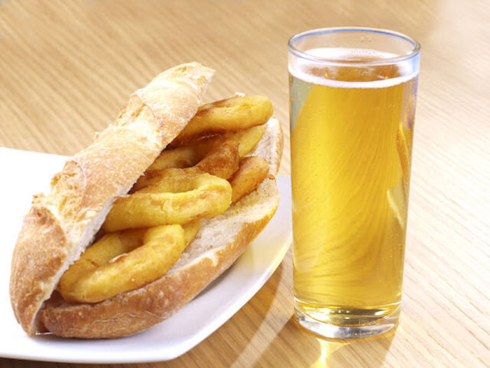 What to do in Madrid: bocata de calamares