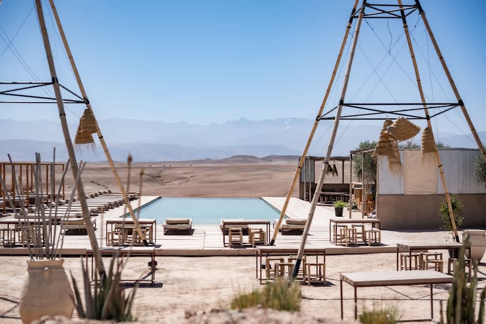 Les Terrasses d'Agafay - Camp - Heated pool 1