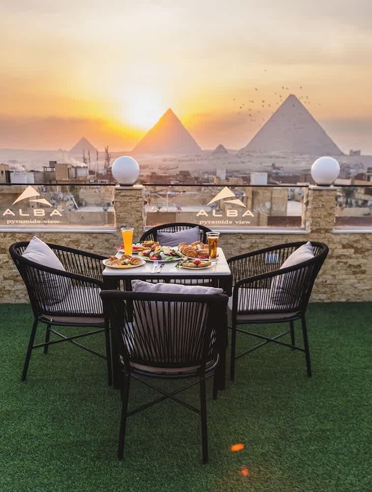 Alba pyramids view 1