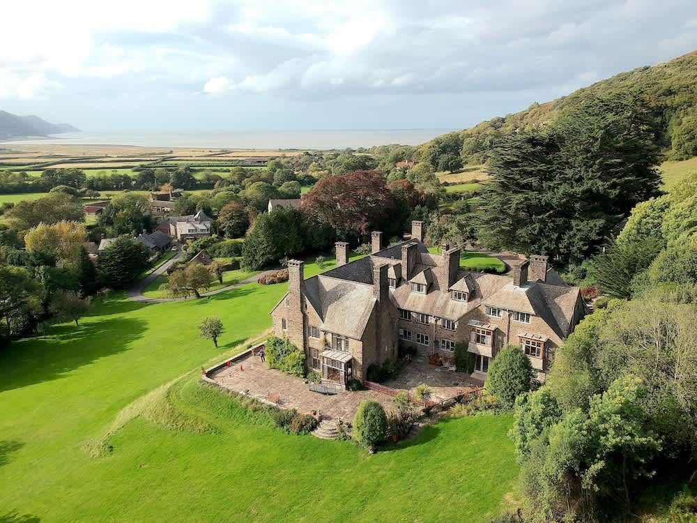 Luxury Bed And Breakfast at Bossington Hall in Exmoor, Somerset 1
