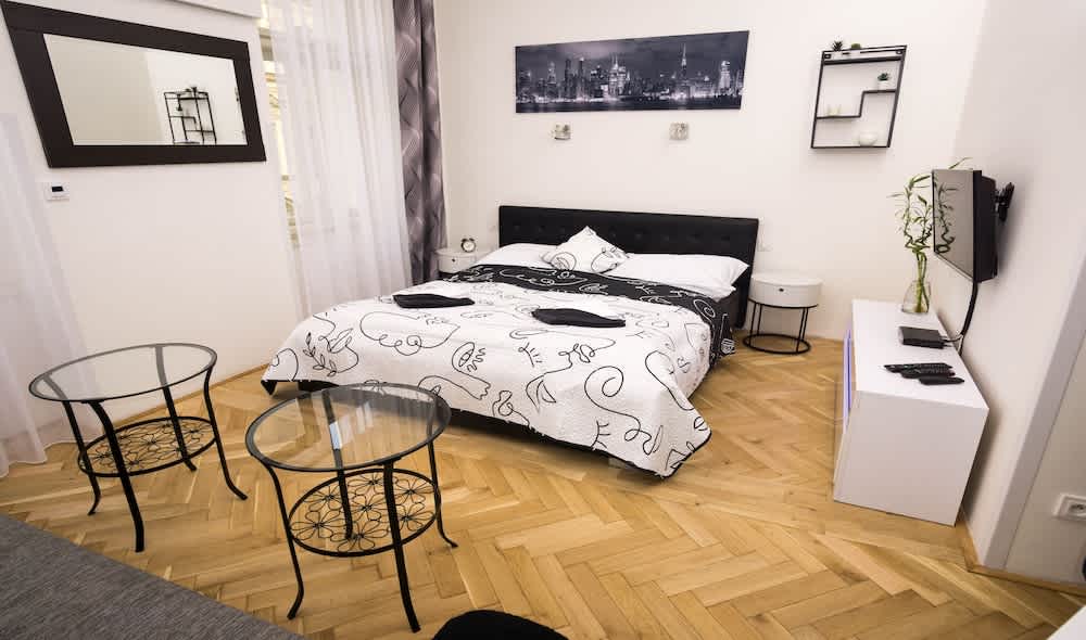 Black & White Apartment by Wenceslas Sq. 1
