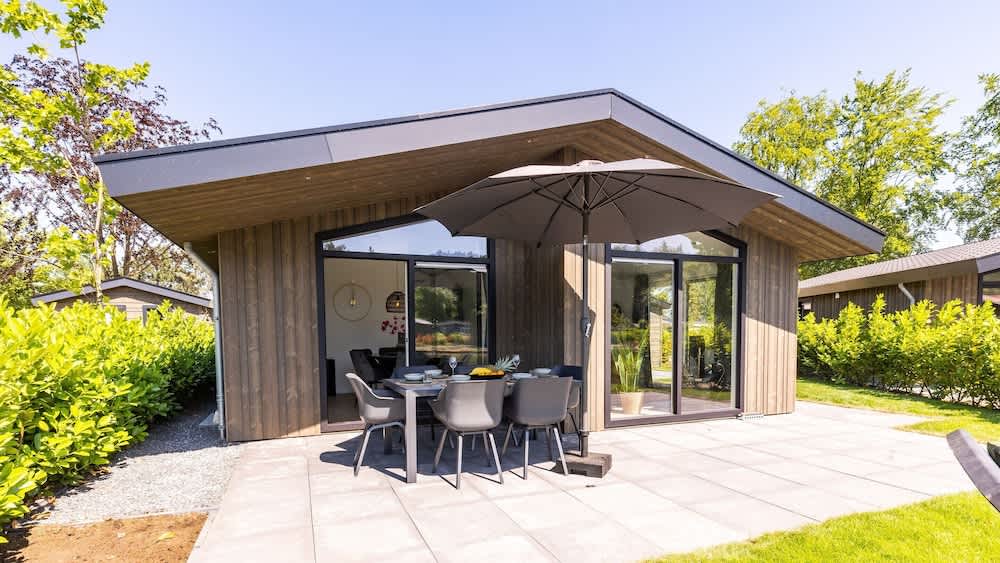 Chalet by Pond with Sauna 1
