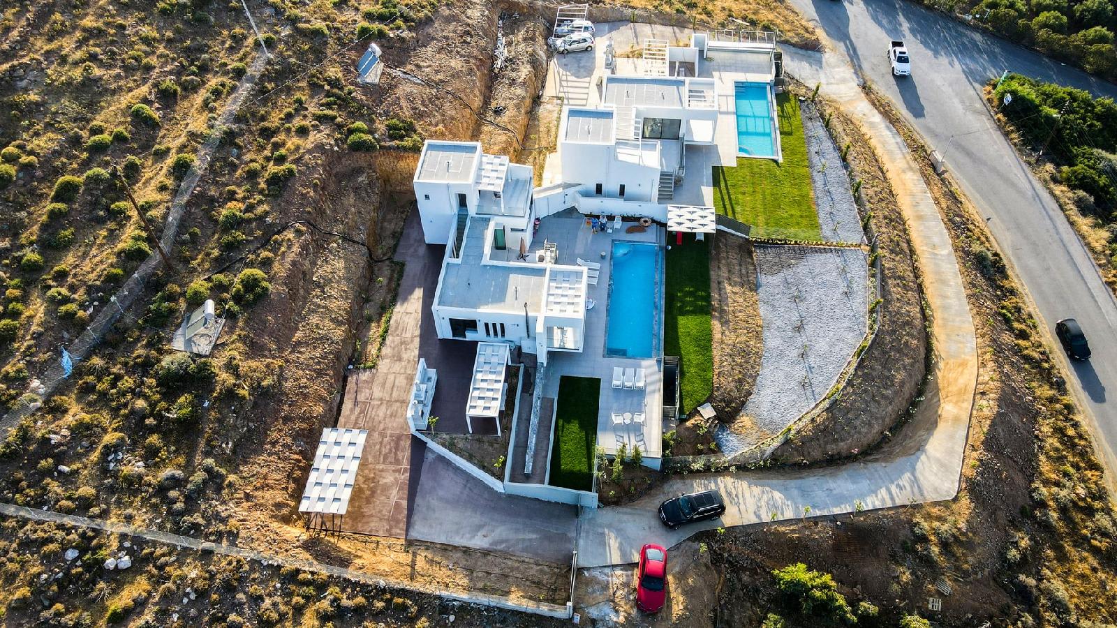 POSEIDON Villas Agia Pelagia-Private swimming pool and sea view 2