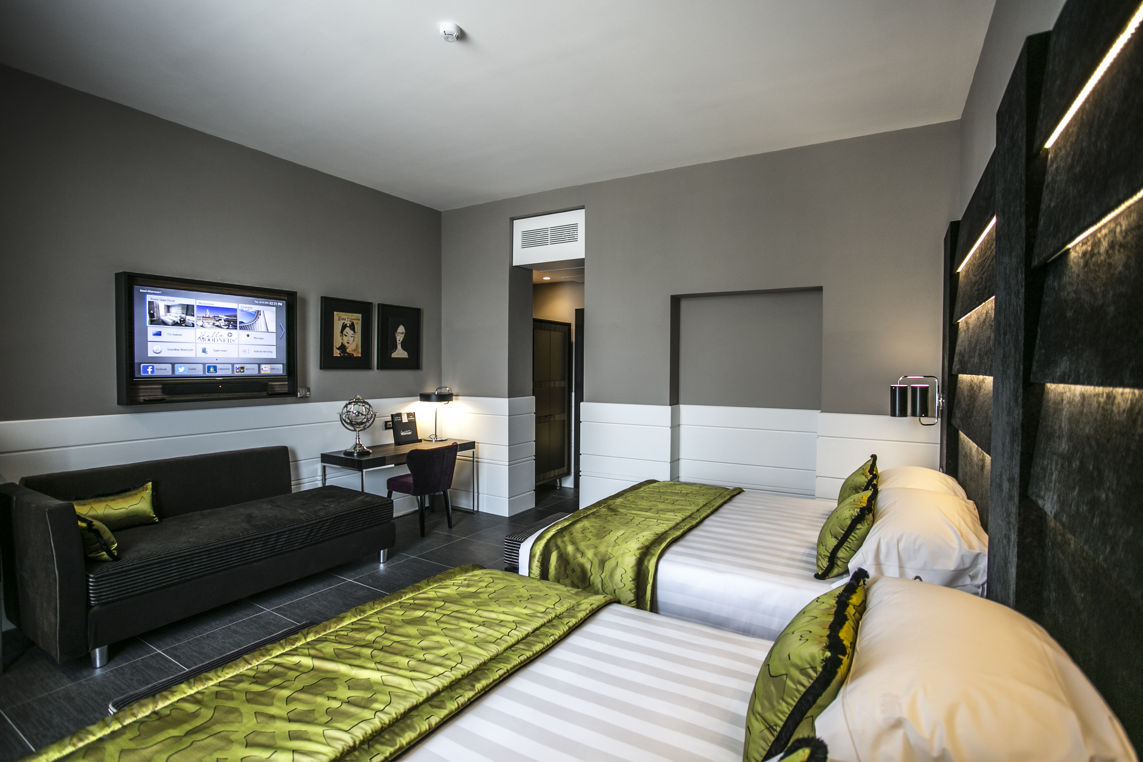 Chambre quadruple, familiale