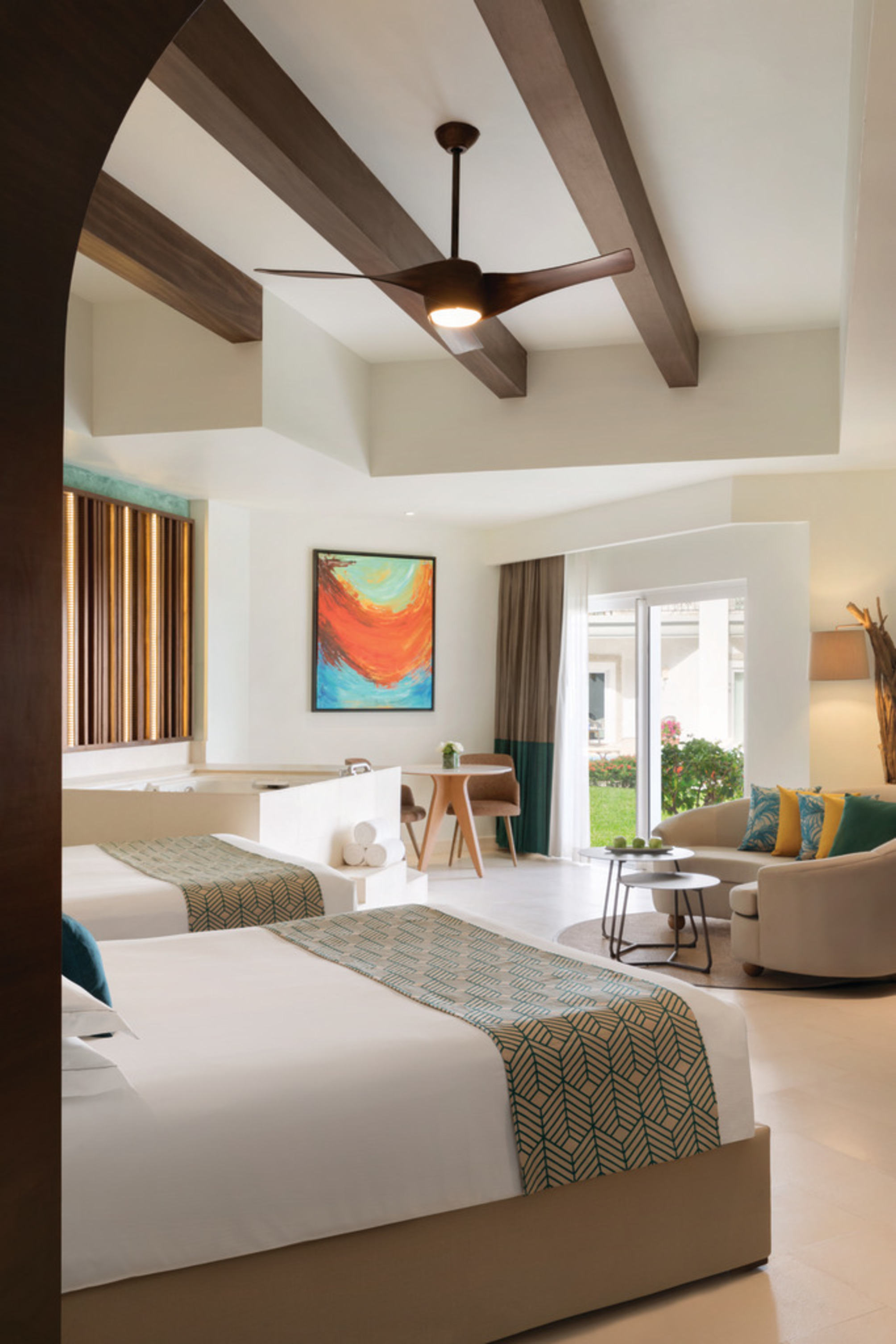 Suite, junior, vista sul giardino