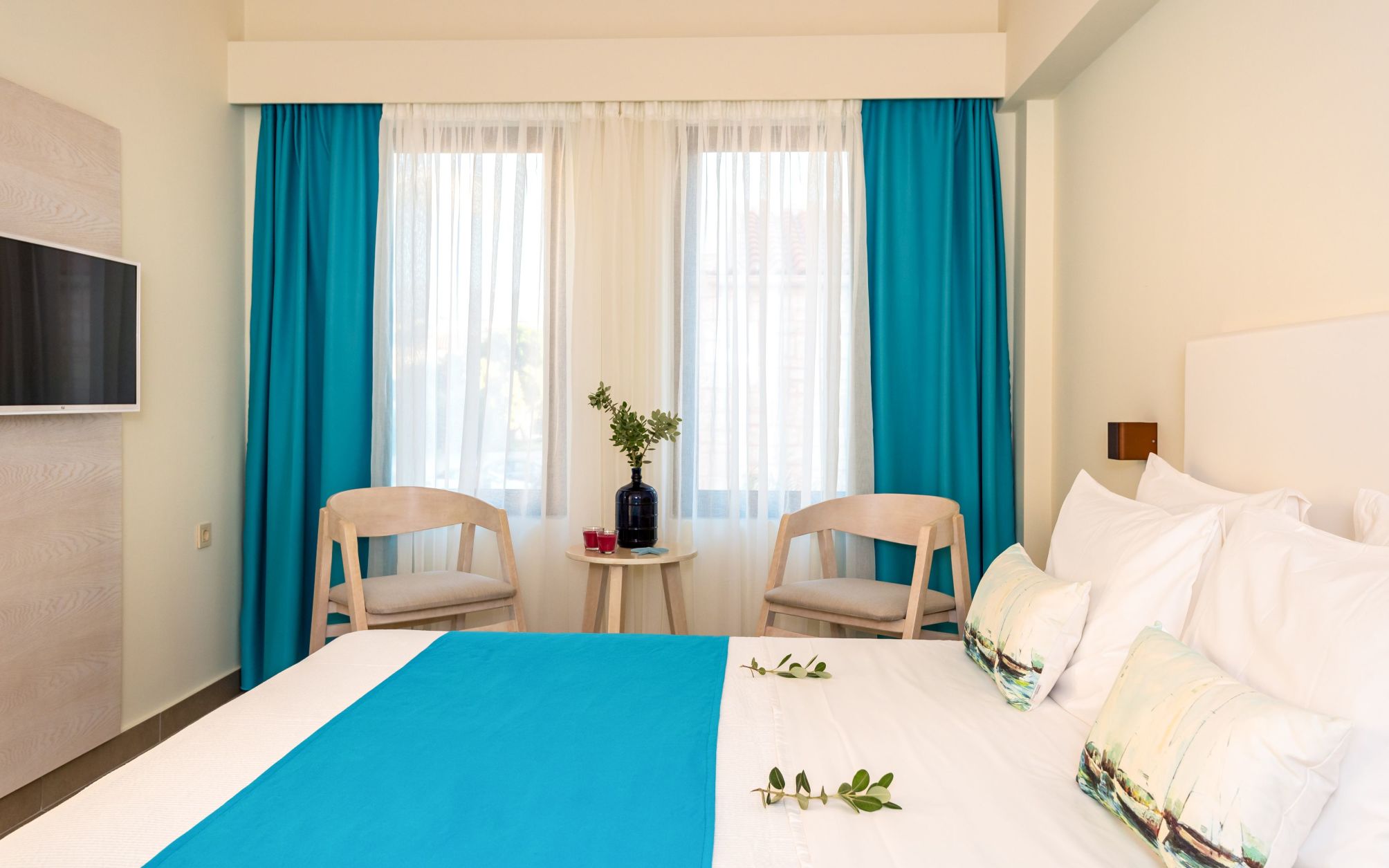 Chambre double / lits jumeaux