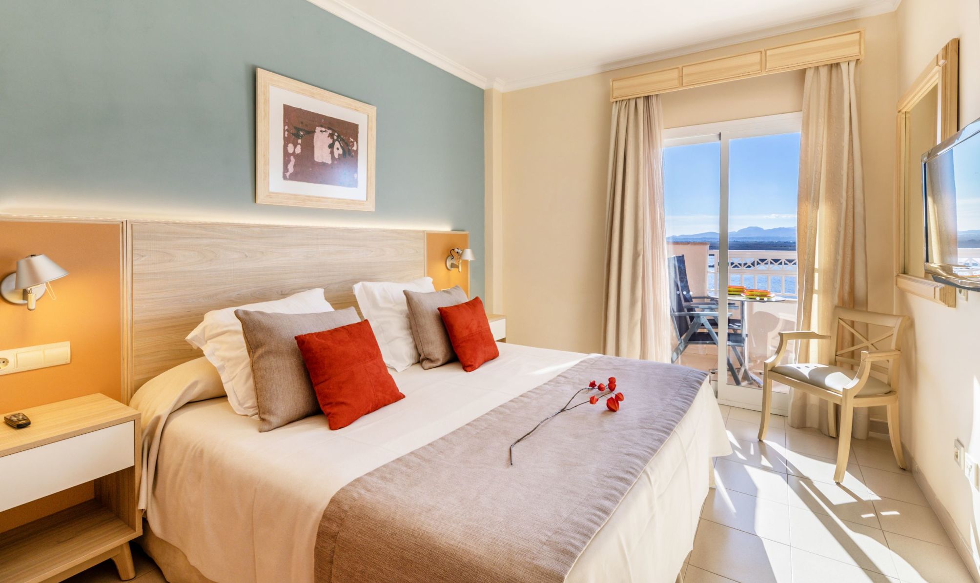 Apartamento, club, real, terraza