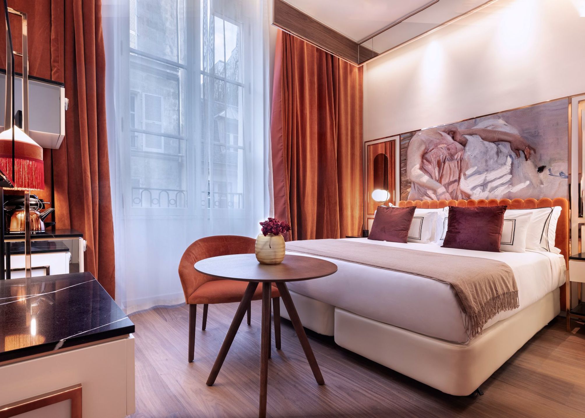 Singular Room With Glimpses Of Notre Dame 