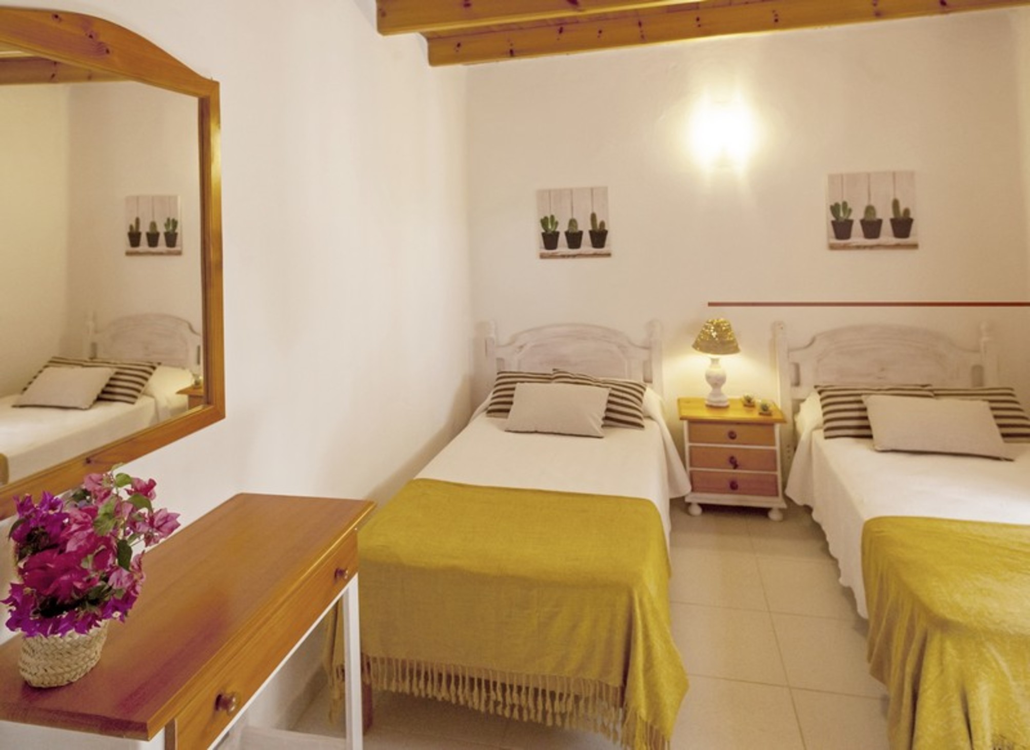 Apartamento con vista jardín