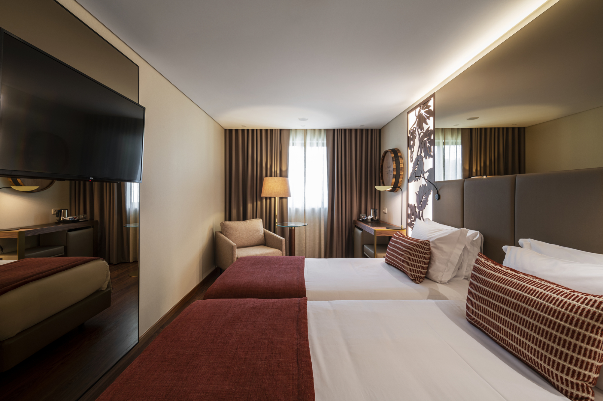 Chambre avec 2 lits