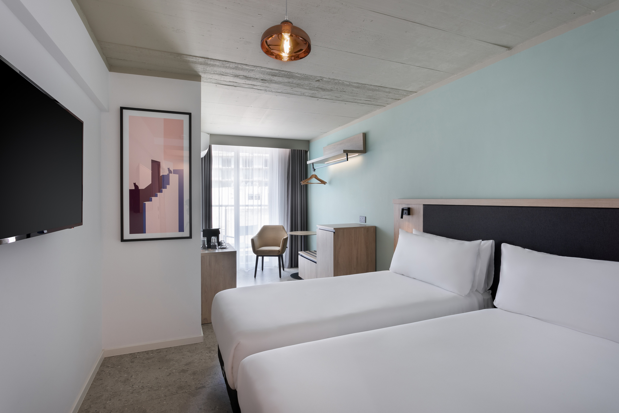 Zimmer mit 2 einzelbetten