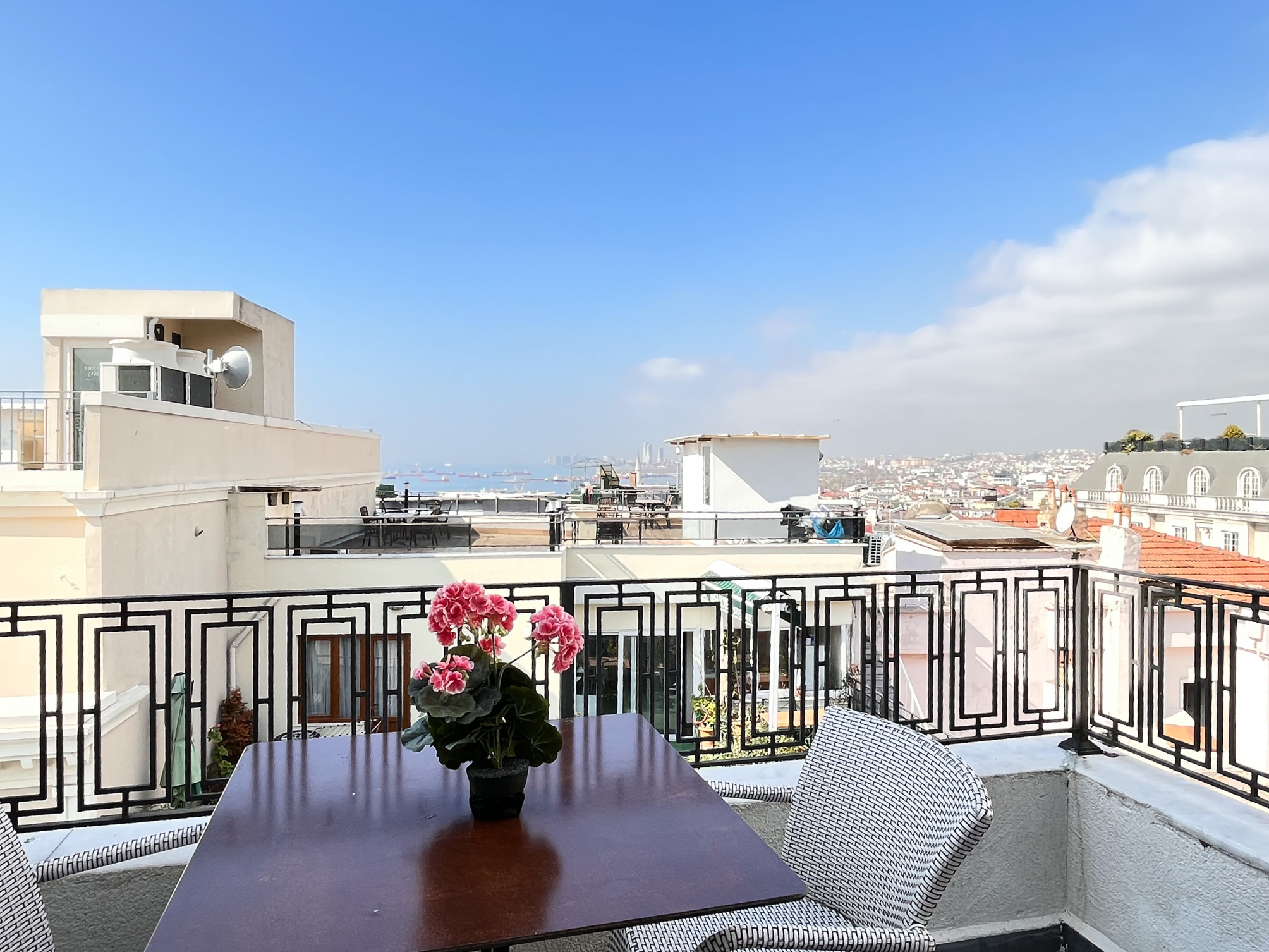 Chambre double, supérieure, vue sur la mer, balcon