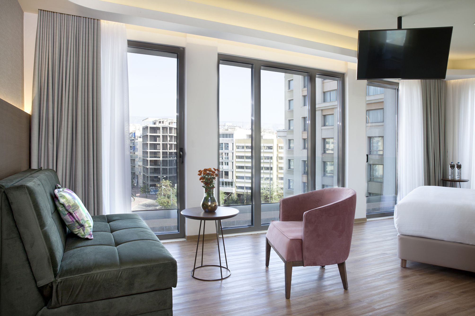 Junior Suite mit Blick in das Atrium