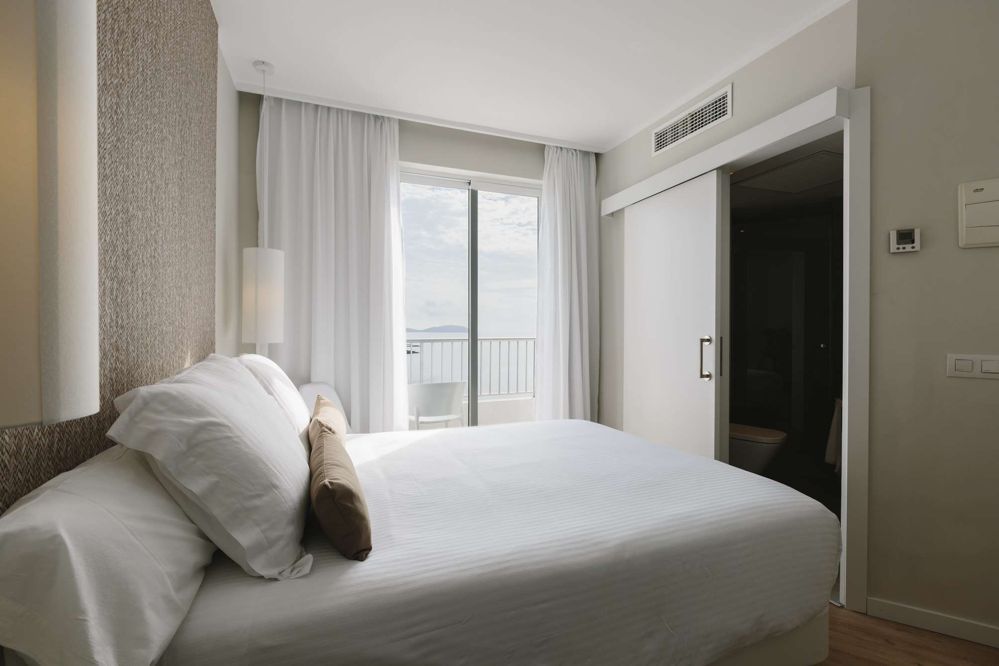 Doppelzimmer zur Einzelnutzung mit Meerblick