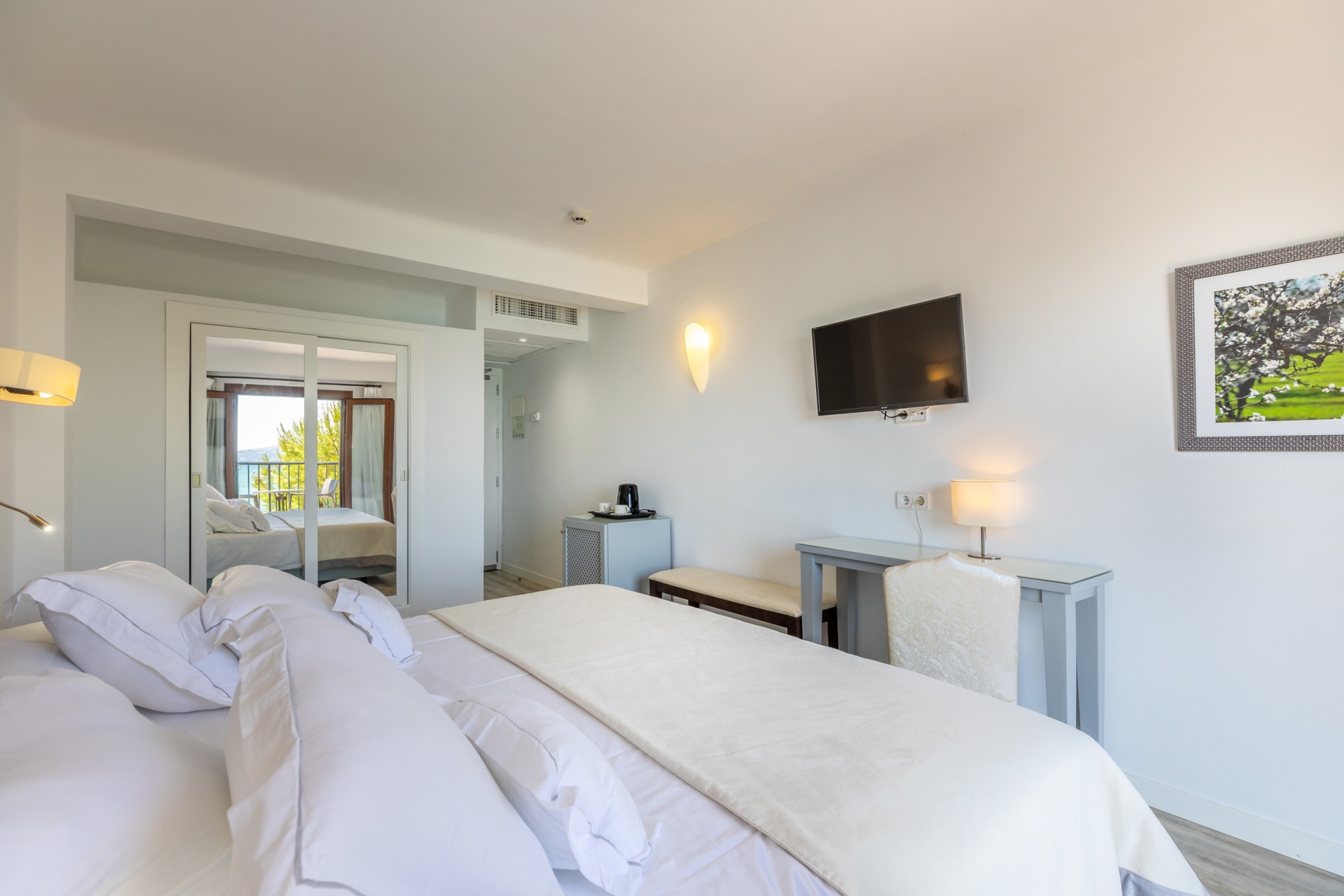 Standard doppelzimmer mit frontaler meerblick