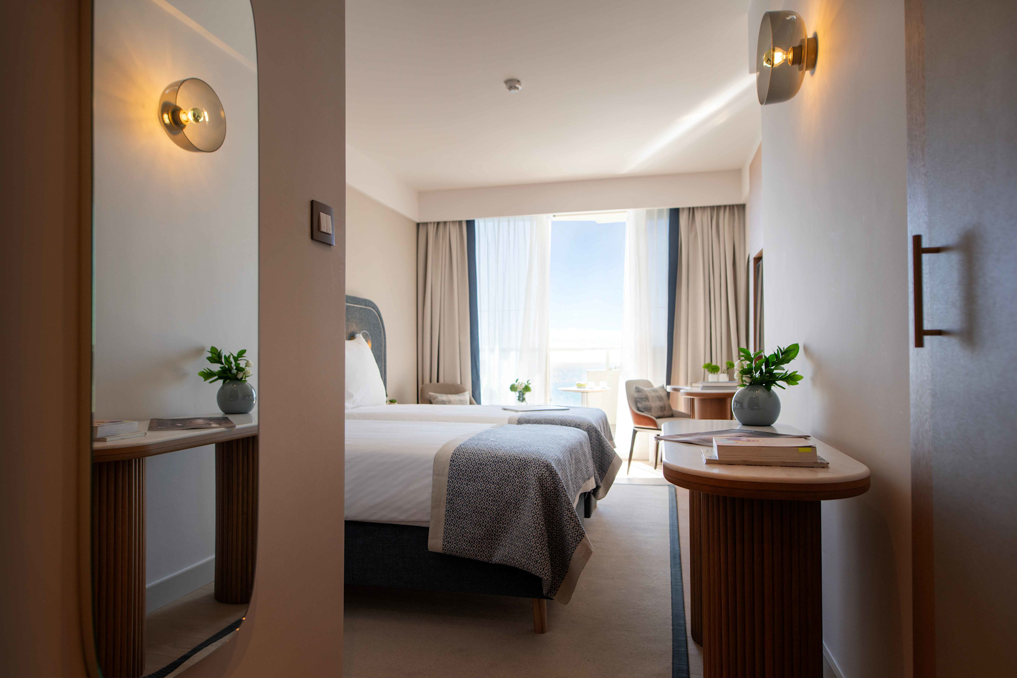 Habitación, plus, superior, vistas al mar, balcón