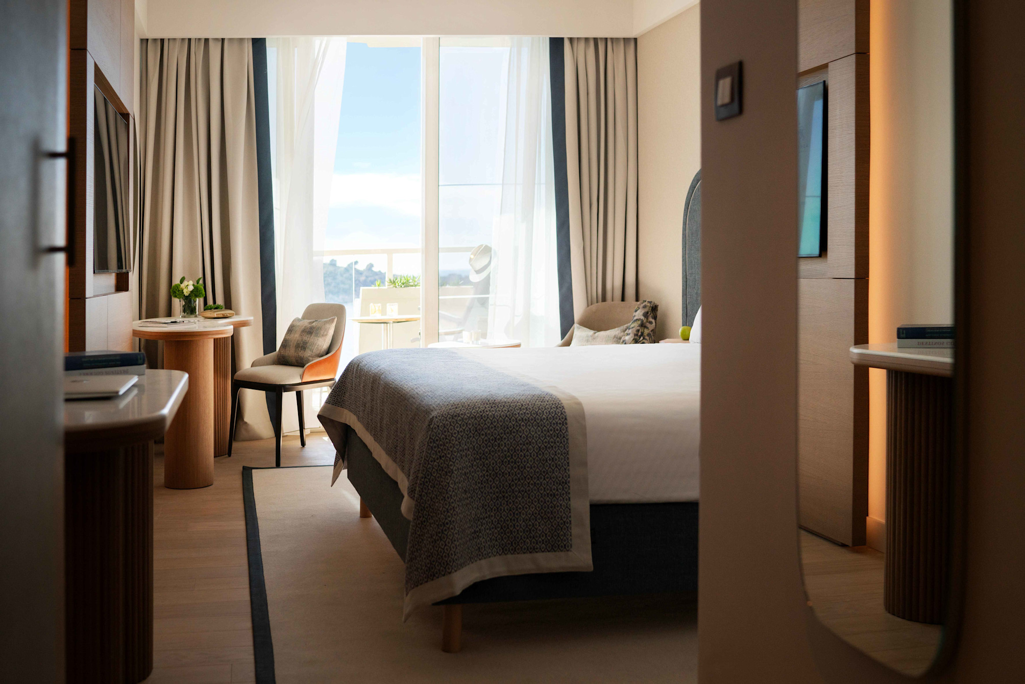 Habitación, deluxe, plus, vistas al mar, balcón