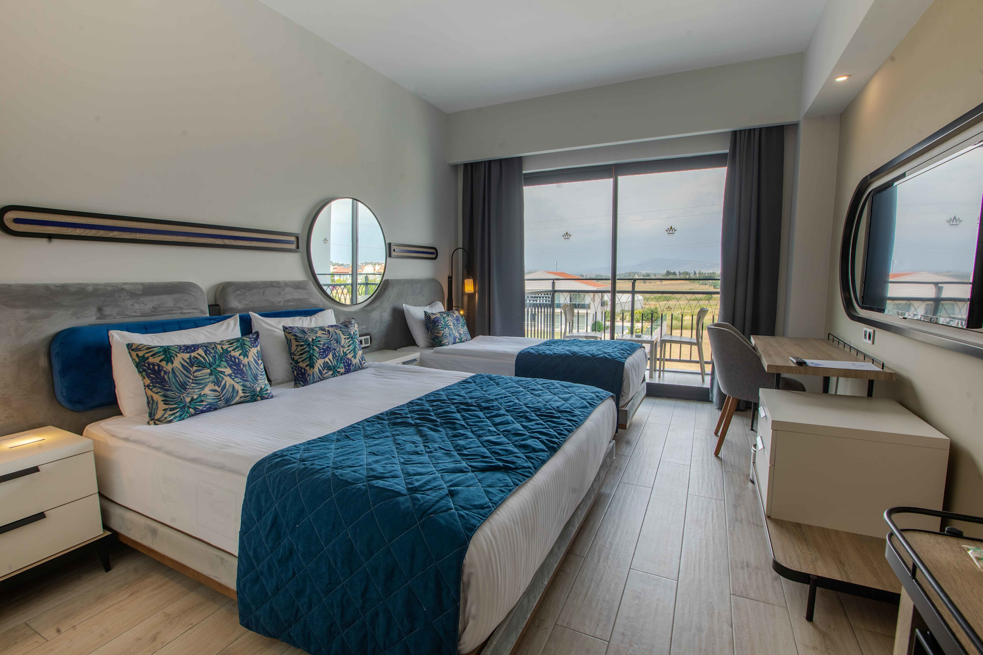Chambre double avec 1 ou 2 lits, vue sur la mer