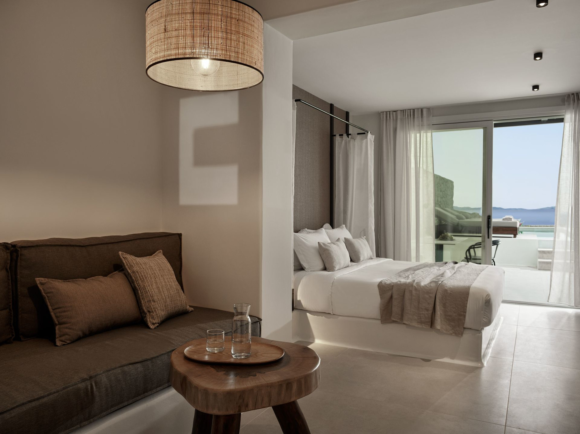 Luna di miele suite con piscina privata e vista mare
