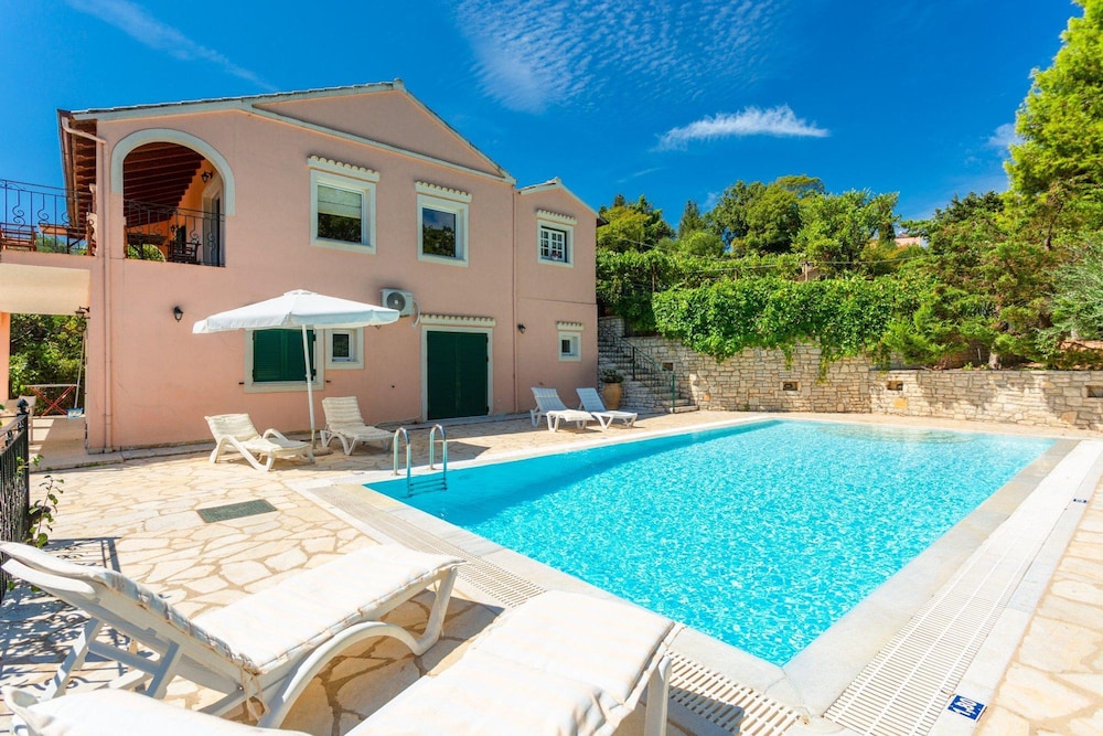 Villa Eleni Large Private Pool Sea Views A C Wifi – 1457
