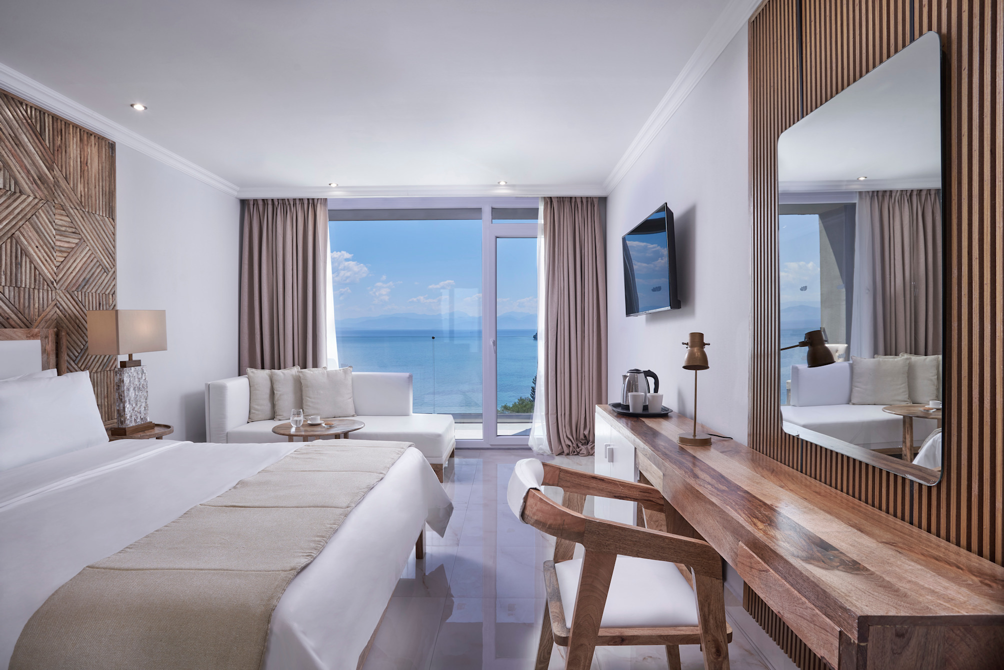 Habitación doble, superior, vistas al mar