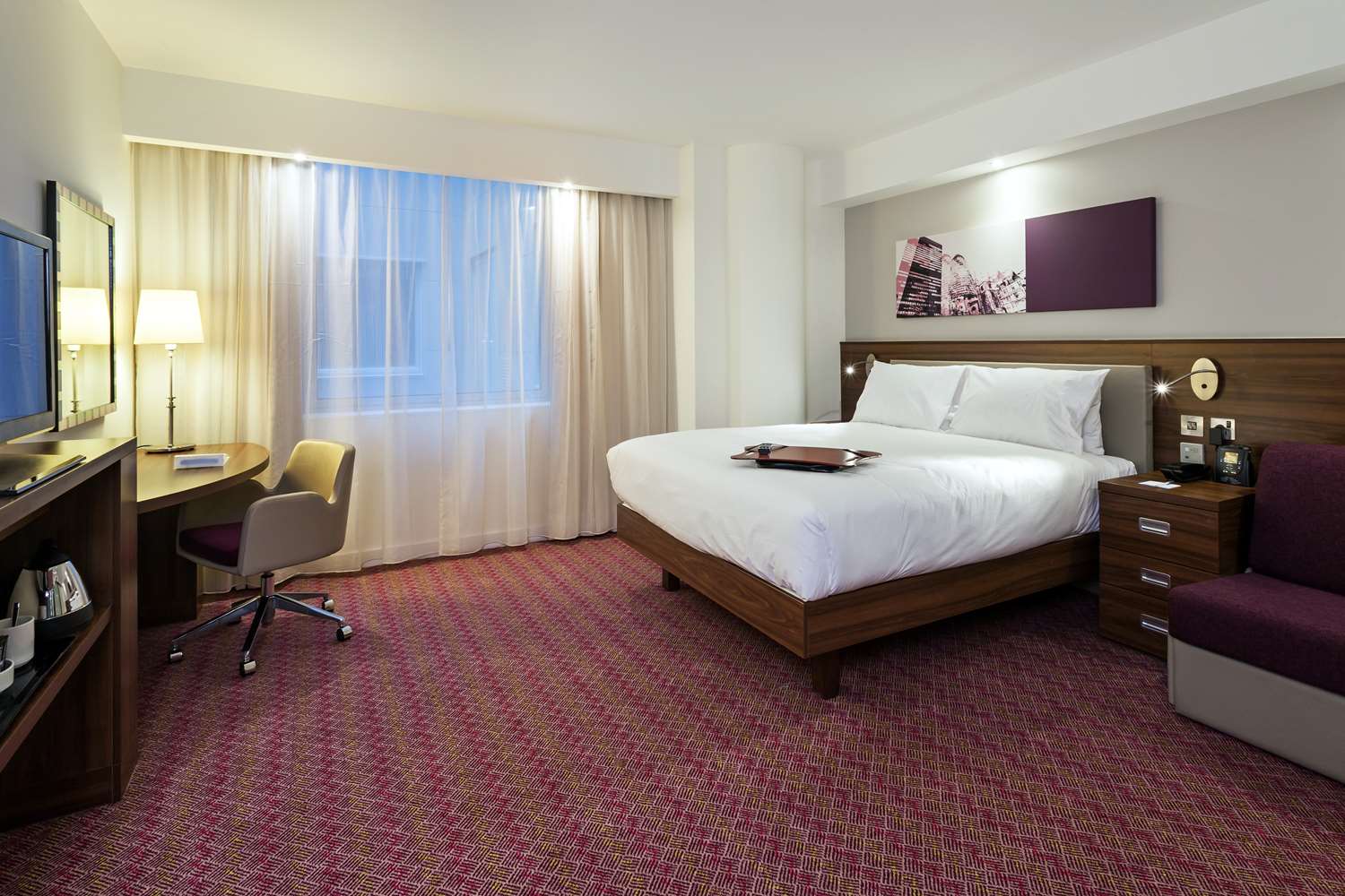 Chambre double, accessible