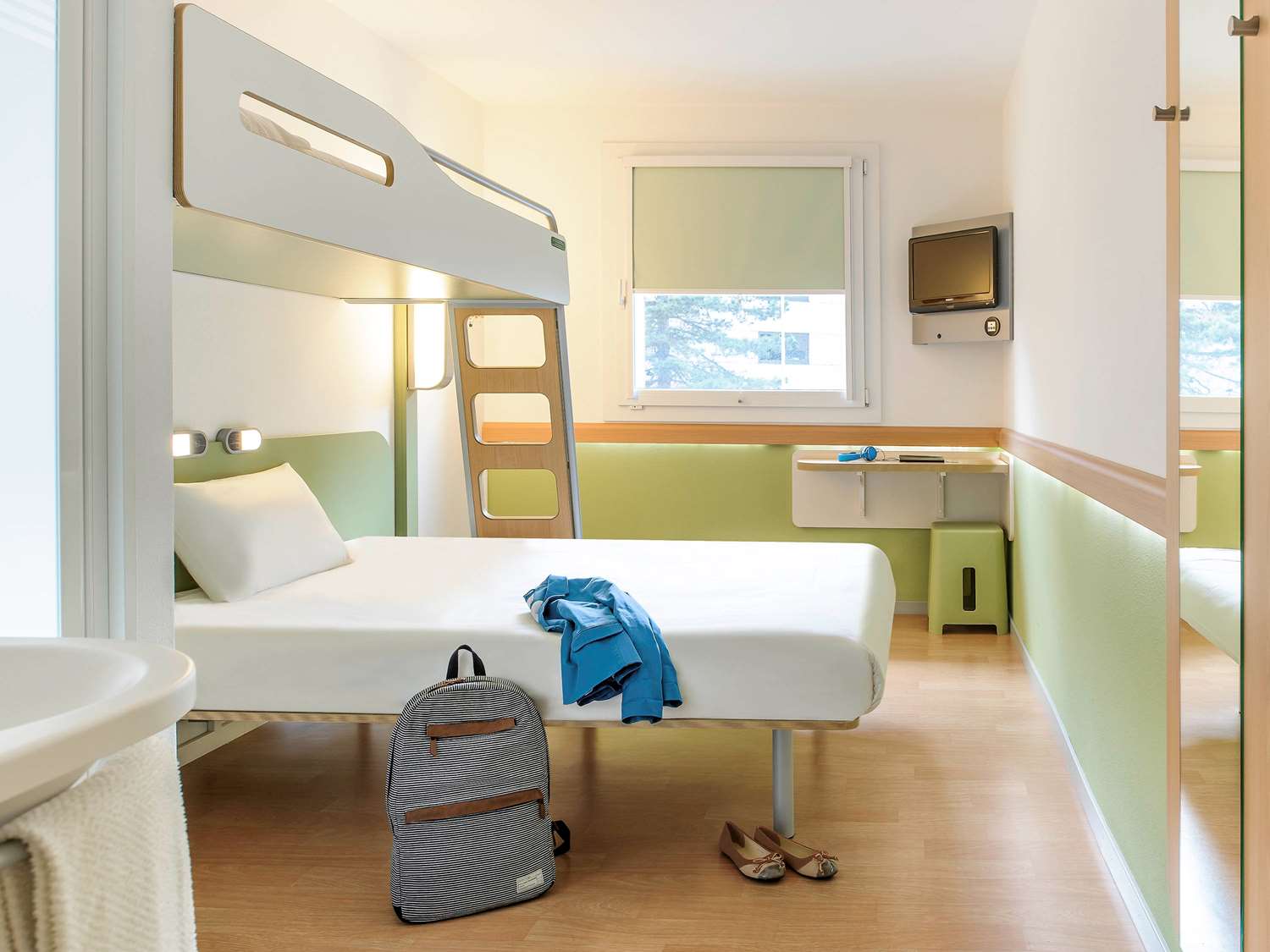 Chambre avec 2 lits