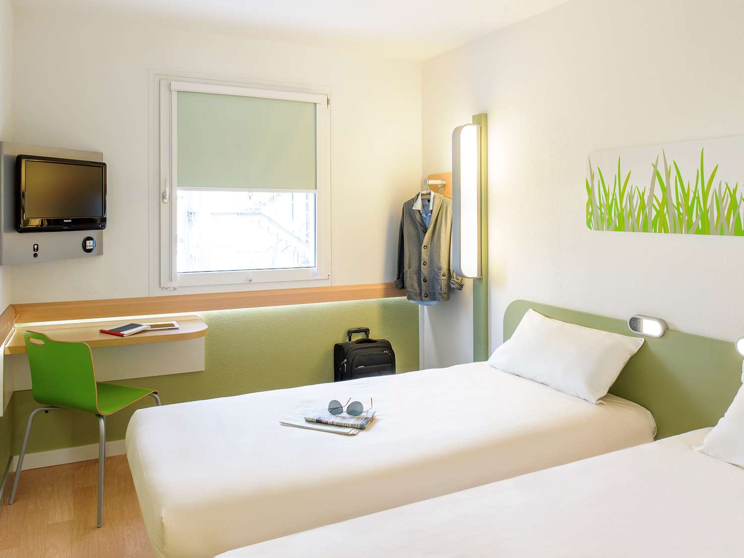 Chambre avec 2 lits
