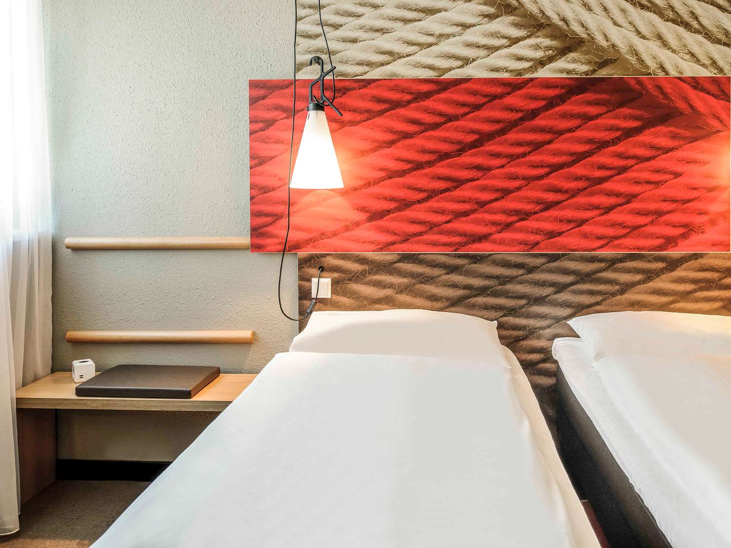 Chambre avec 2 lits