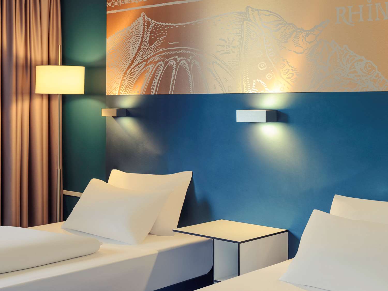 Chambre avec 2 lits