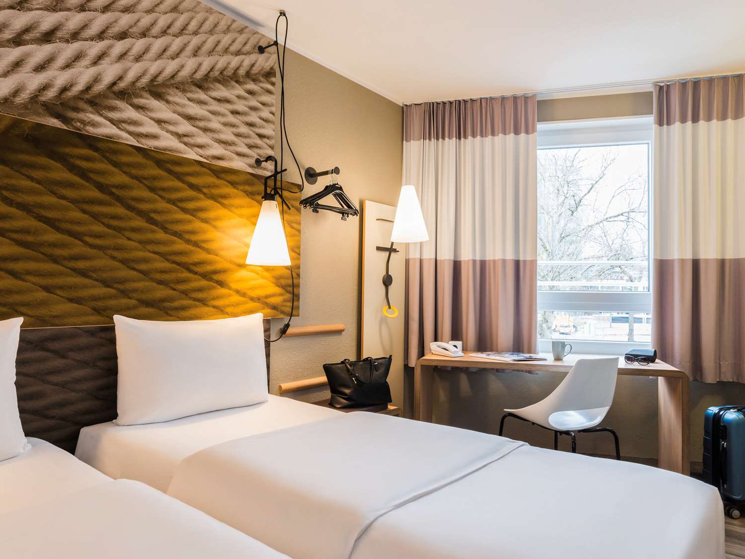 Chambre avec 2 lits