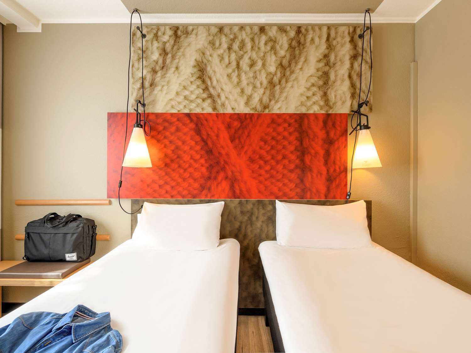 Chambre avec 2 lits