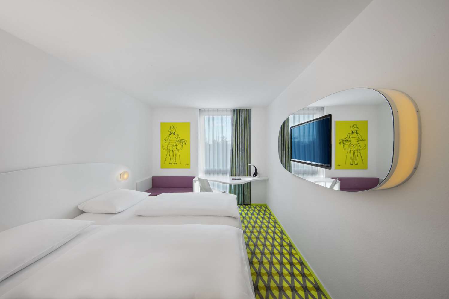 Habitación doble, de diseño, confort