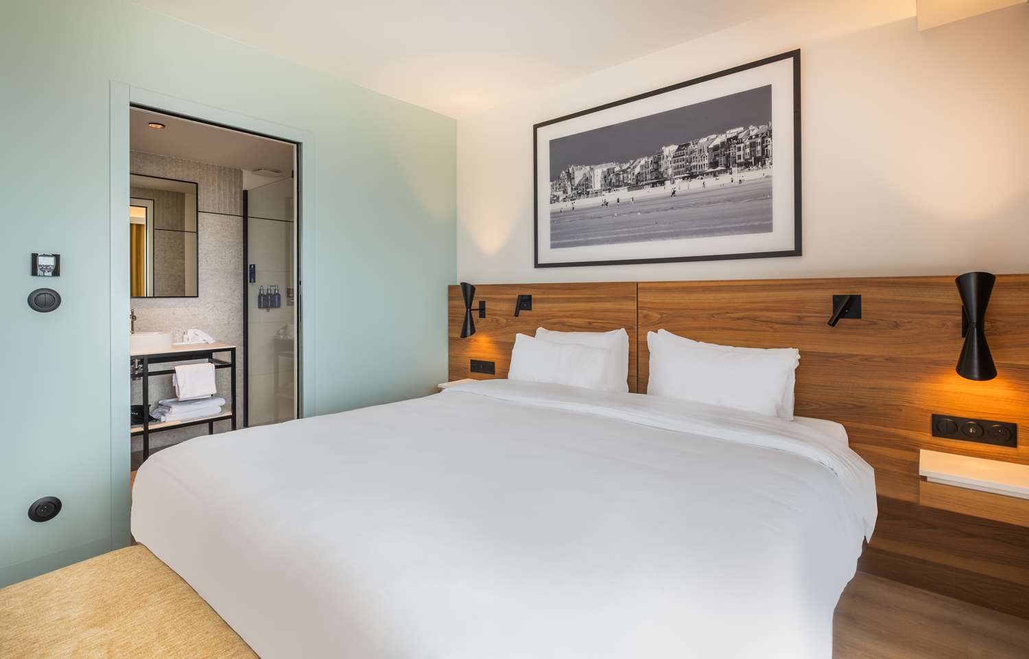 Chambre double avec 1 ou 2 lits, supérieure, vue sur la mer, balcon
