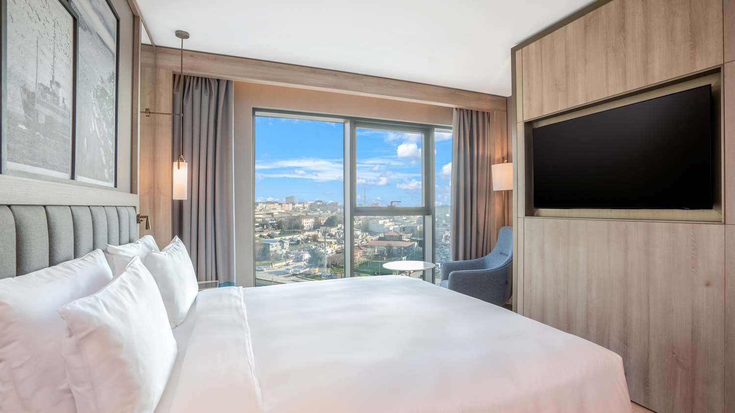 Suite, vue sur la ville