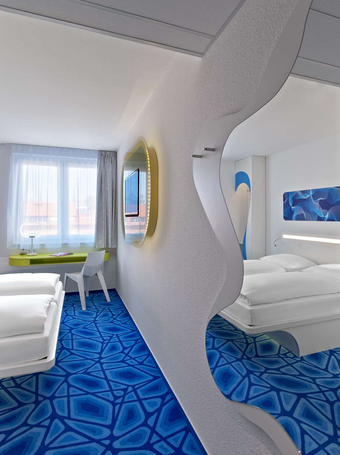 Chambre double, design, confort