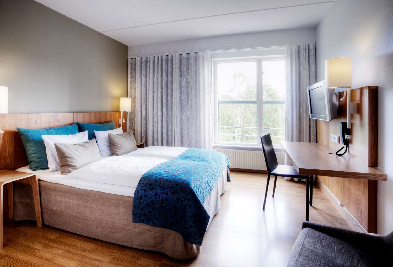 Chambre avec 2 lits