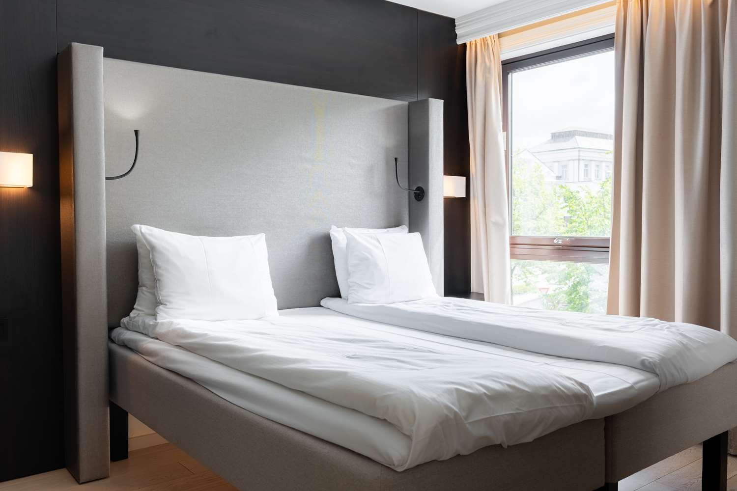 Chambre avec 2 lits