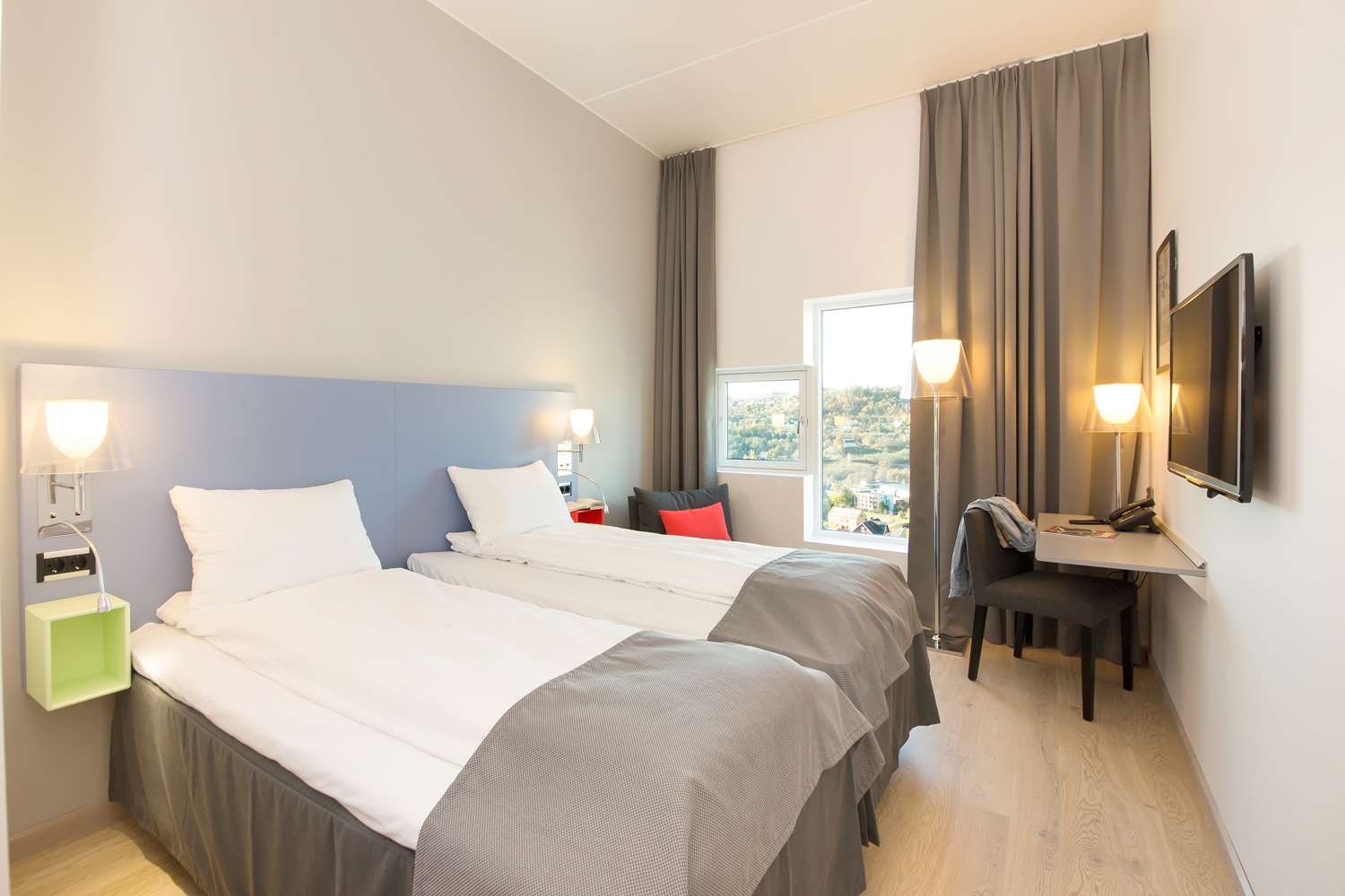 Chambre avec 2 lits