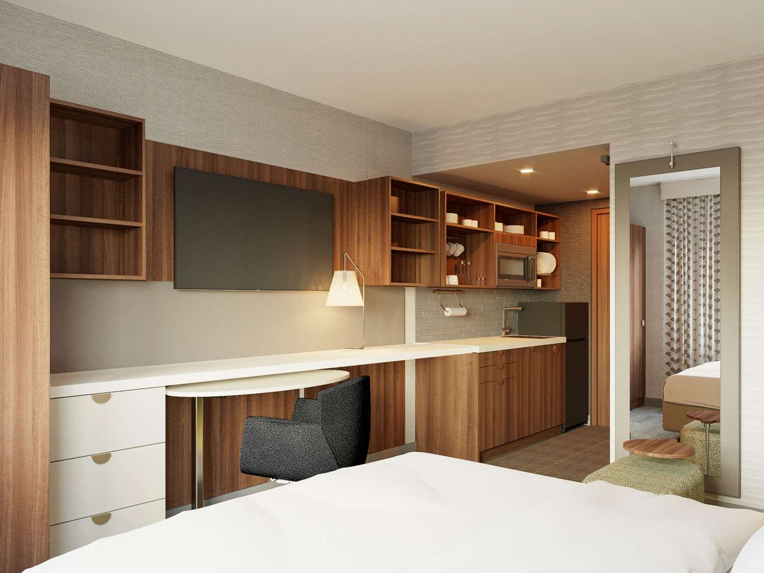 Habitación doble, tipo estudio, vistas a la ciudad
