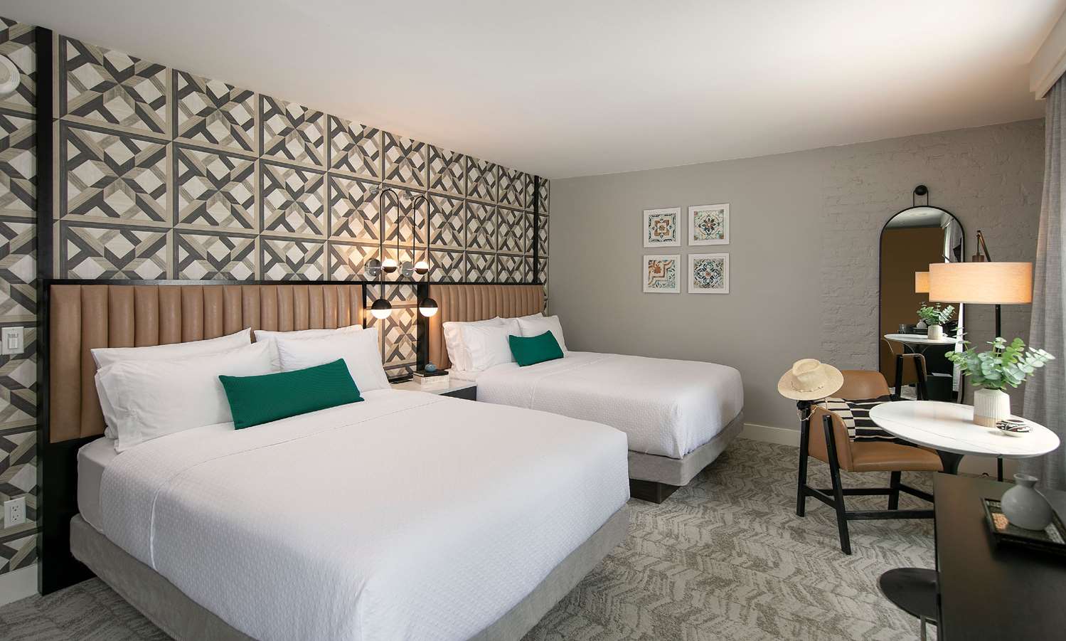 Chambre avec 2 lits, accessible