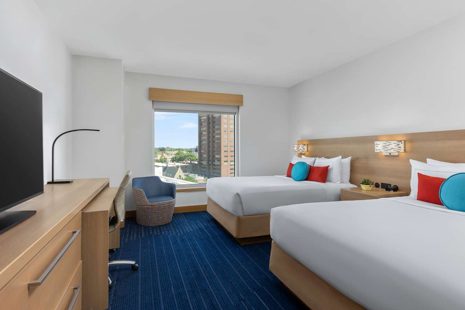 Chambre avec 2 lits