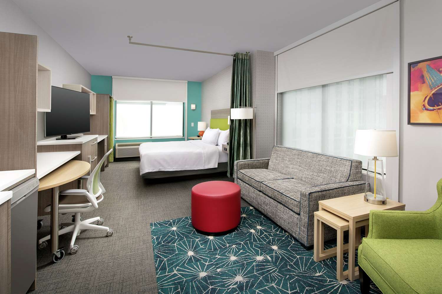 1 King Bed Premium Corner Studio Suite