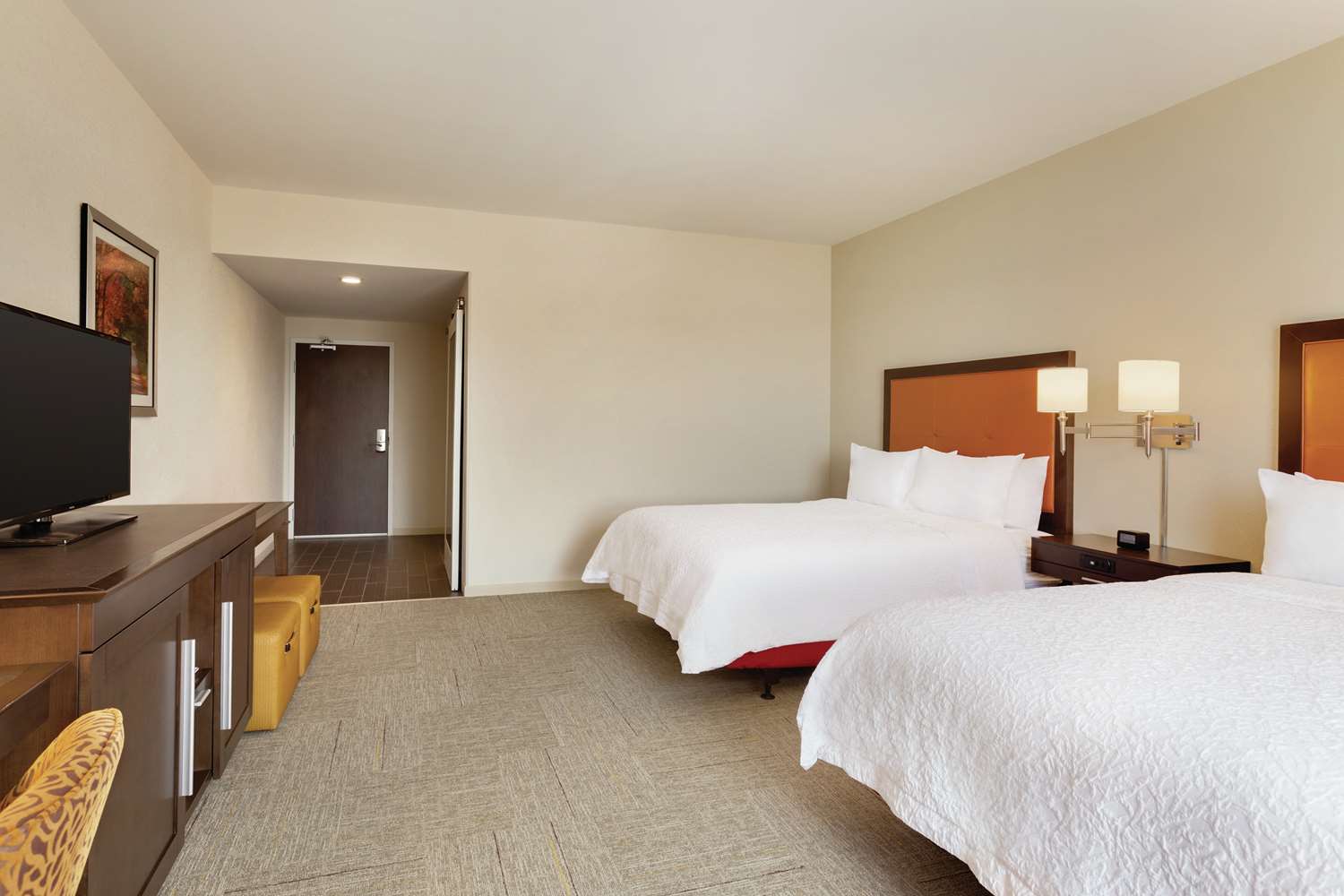 Chambre avec 2 lits, accessible