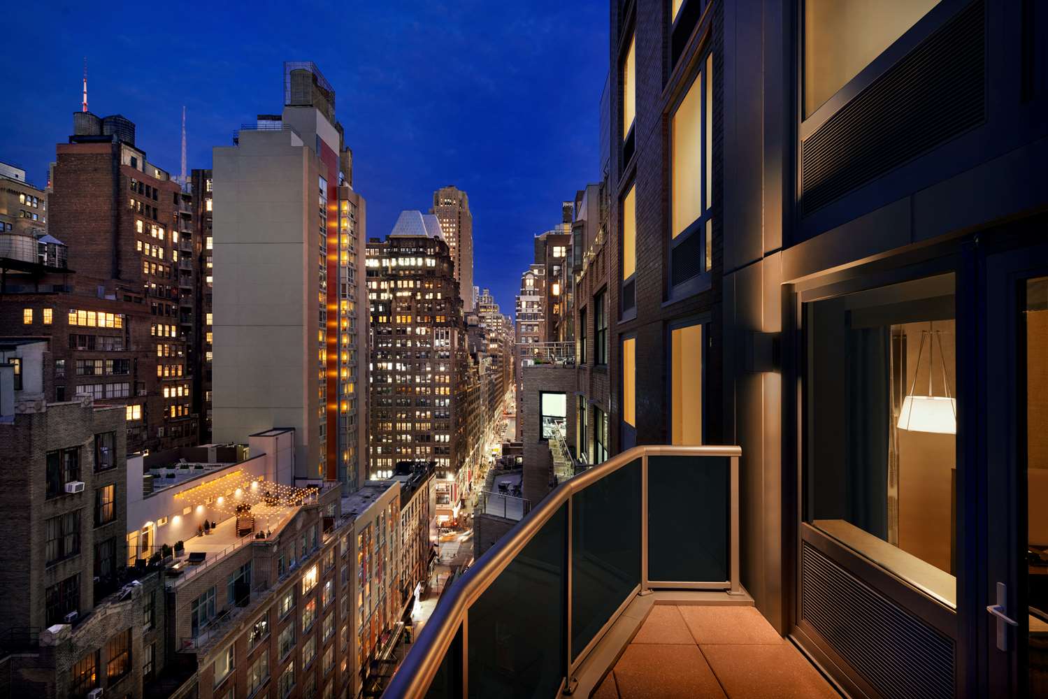 Room with balcony