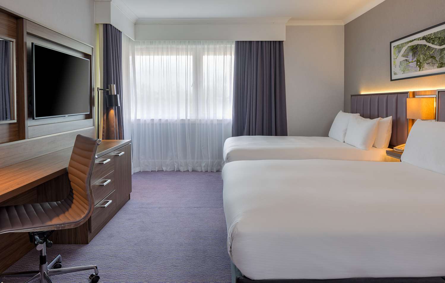 Chambre avec 2 lits