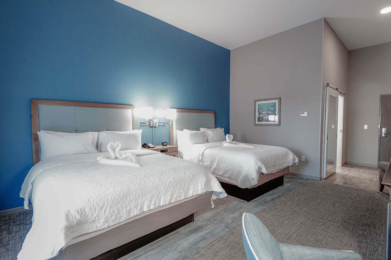 Twin room, accessible