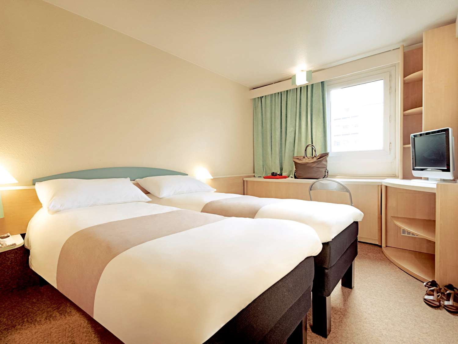 Chambre avec 2 lits